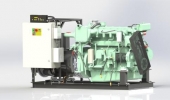 Дизельный генератор 96 квт Вепрь АДС-120-Т400-ТК открытый (на раме) - новый